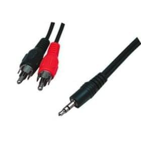 Câble Audio Jack 3.5 / 2 RCA 5m #