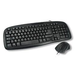 Kit clavier+souris USB Noir