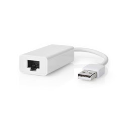 Adaptateur USB 2.0 vers RJ 45 - Blanc 