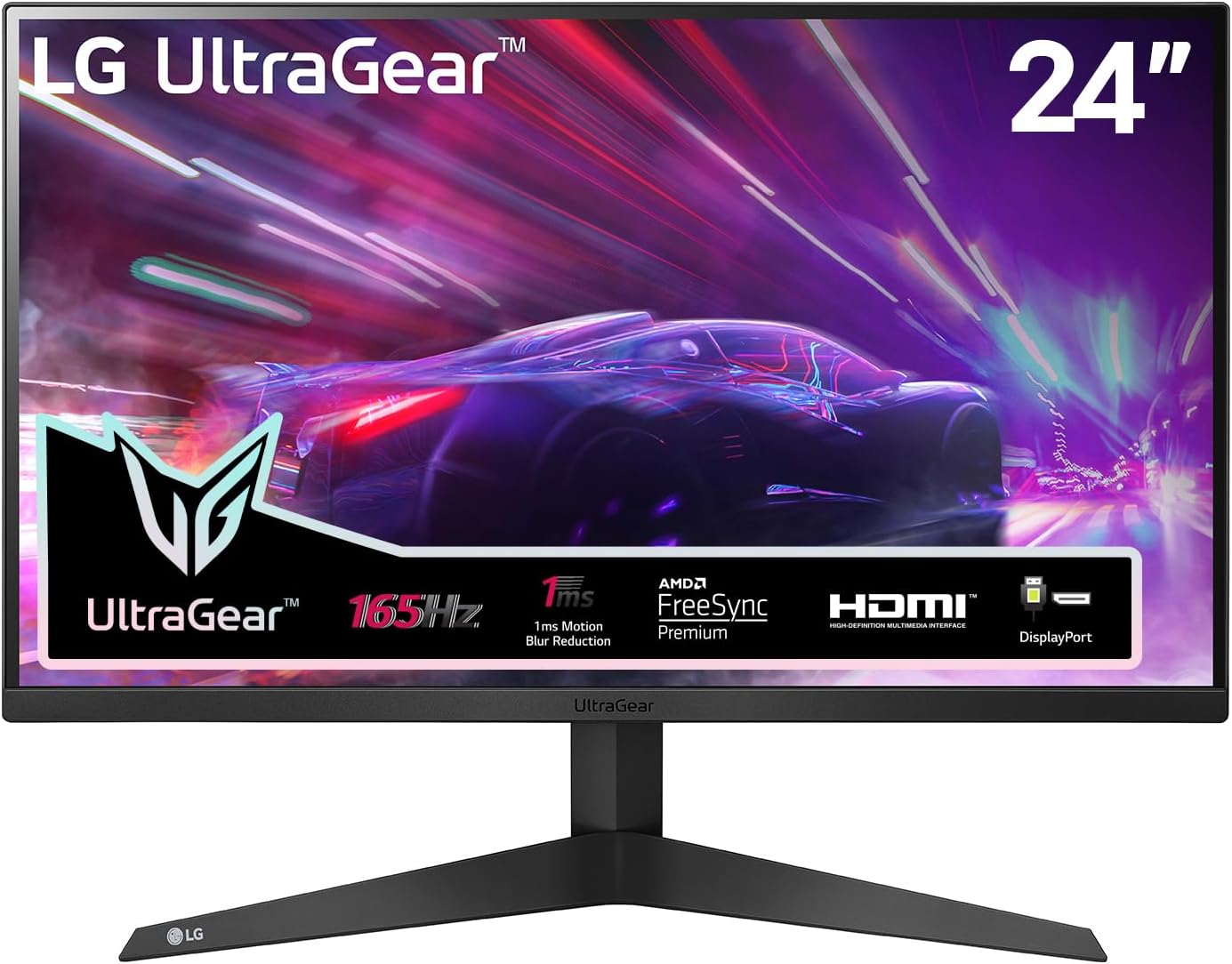 24GQ50F-B 23.8" FHD/165hz/VA/1ms/FreeSync Premium-Seconde Vie-Très Bon Etat