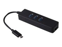 Adaptateur réseau - USB-C - RJ-45 - 3 x USB 3.0