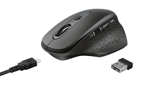 Cybertek Souris Ergonomique Verticale Noire sans fil - Souris PC