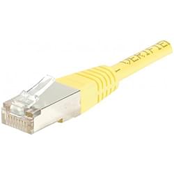 Patch RJ45 cat6 FTP 30cm Jaune #