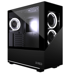 ELITE BLACK Rainbow ARGB MR-006 - MT/Sans Alim/ATX