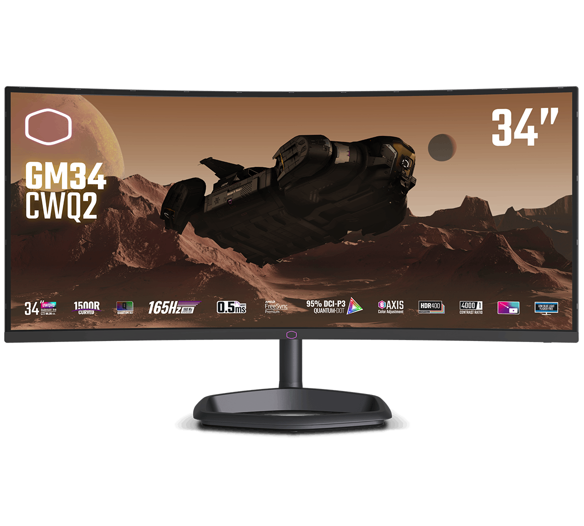 GM34-CWQ2 34" CURVE UWQHD/QDOT/165Hz/0.5ms/FSP#