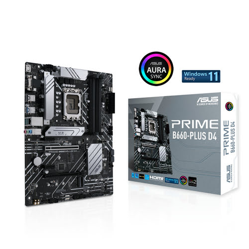 PRIME B660-PLUS D4 - B660/LGA1700/ATX -Seconde Vie-Parfait Etat