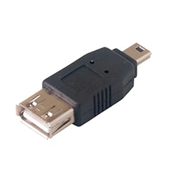 Adaptateur Mini USB B Mâle - USB A Femelle #