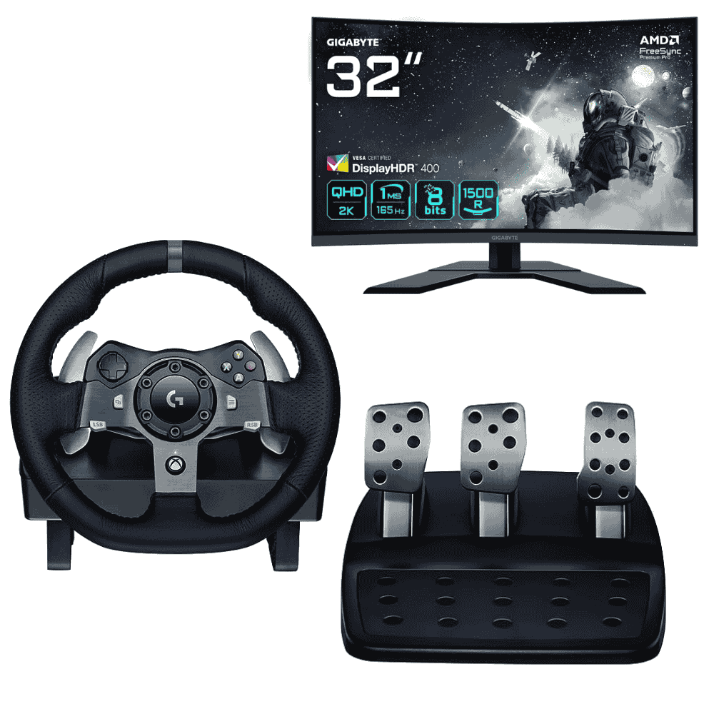 Volant G920 + Moniteur Gigabyte G32Q#