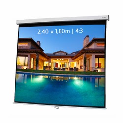 Ecran de projection manuel 2.4x1.8m 4:3