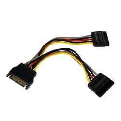 6in SATA Power Y Splitter Cable Adapter #