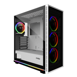 WHITE DESTROYER Glass-G - ARGB - MT/ATX