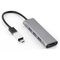 3 Ports USB 2.0 + HDMI