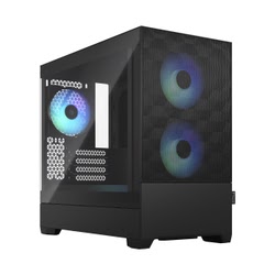 Pop Mini Air TG RGB Black - mT/Sans Alim/ATX#