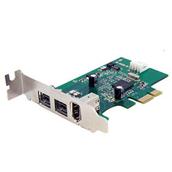 PCI-E 3 ports Firewire 2x800/1x400 Low Profile