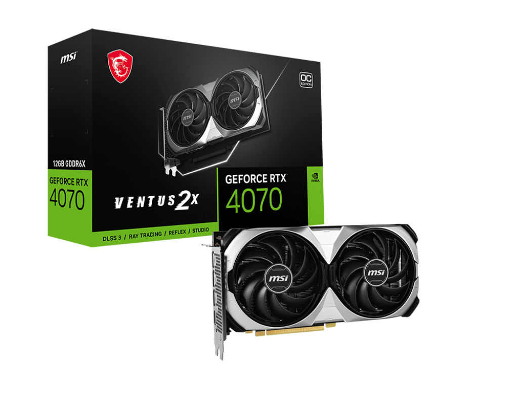 GeForce RTX 4070 VENTUS 2X E1 12G OC