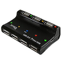 7 Ports USB 2.0 Alim. externe