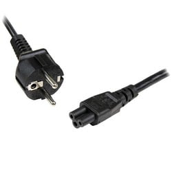 1m C5 Laptop Power Cord - Schuko CEE7 #