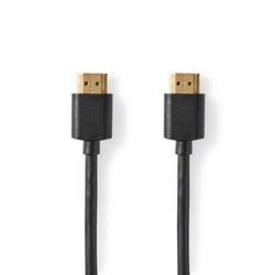 Câble HDMI 1.4 Highspeed Mâle/Mâle - 1.5m Noir  #