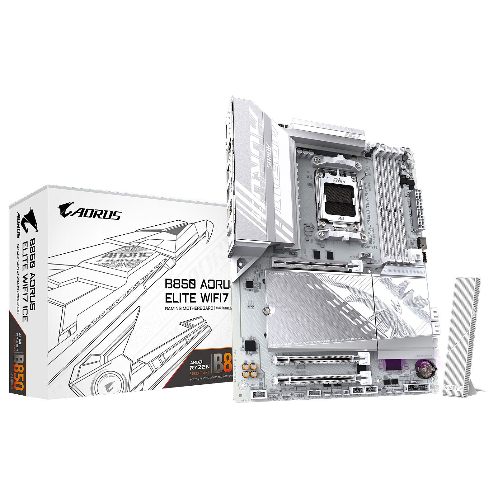 B850 A ELITE WF7 ICE - B850/AM5/DDR5/ATX