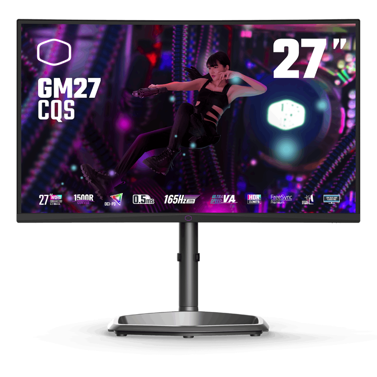 GM27-CQS 27" CURVE QHD/170HzOC/VA/0.5ms/FreeSync