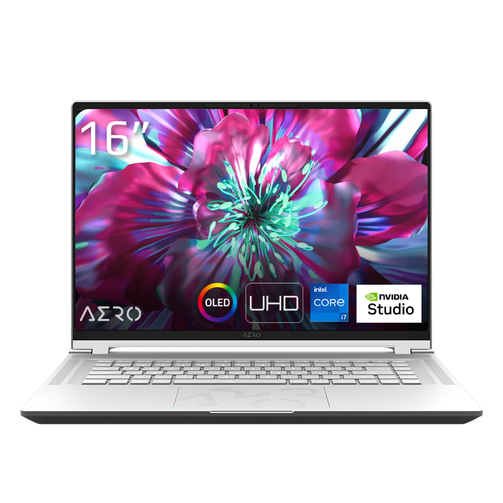 AERO 16" OLED 4K/i7-13620H/4070/16Go/1To/W11 Blanc