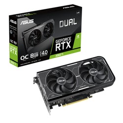 DUAL-RTX3060TI-O8GD6X - RTX3060Ti/8Go/HDMI/DP-Seconde Vie-Etat Satisfaisant