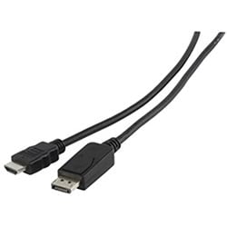 DisplayPort Male vers HDMI Male - 1m80