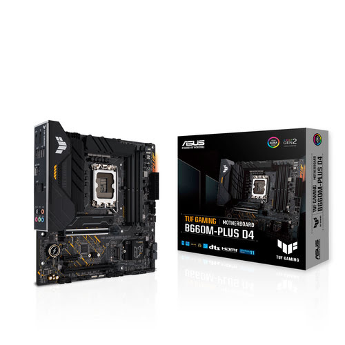 TUF GAMING B660M-PLUS D4 - B660/LGA1700/DDR4/mATX-Seconde Vie-Etat Satisfaisant