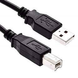 Cable imprimante USB 2.0 AB M/M - 0.6M