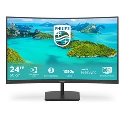 241E1SCA/00 - 24"CURVE/VA/4ms/FHD/HDMI/VGA/FS/76Hz